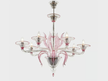 DAMOCLE - Murano glass chandelier by Sogni Di Cristallo - view 2